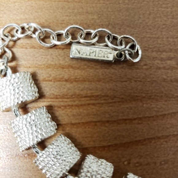 Napier Silver Necklace and Bracelet - Picture 5 of 7